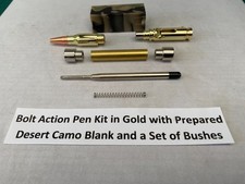 Bolt Action Penkit Gold Lathe