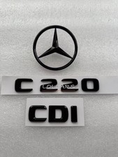 Gloss Black Rear Star & C220