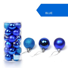 24Pcs 3cm New Christmas Tree Ball, Holiday Party Home Bauble Home Party Hanging