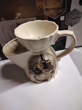 Mens Shaving Jug Xmas Print 1843 Preowned In Great Condition