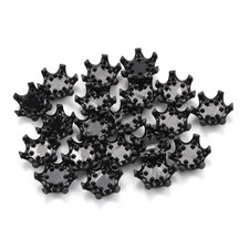 20Pcs Durable Plastic Black