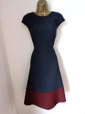 Phase Eight Womens Dress Midi UK 14 EU 42 US 10 Wedding Party Evening Flare