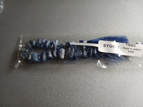Kyanite blue chip beads - beads, for