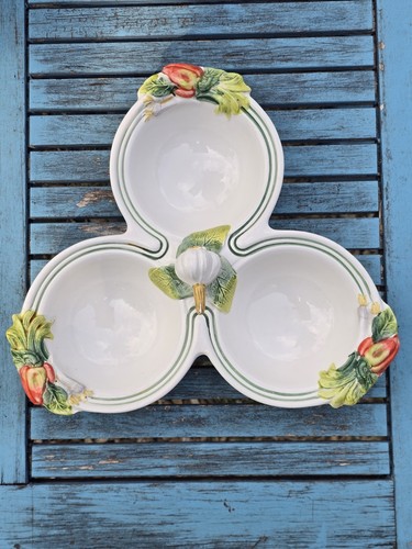Italian majolica triple - italian,