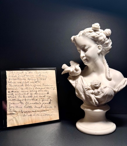 1880 parian ware bust - parian,