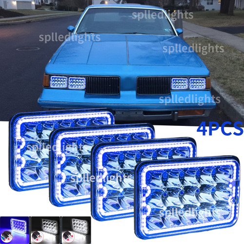 4pcs 4x6 led - 4x6", hi/lo
