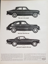1963 Print Ad – Volvo P1800