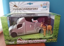 Silver horse box toy Kids