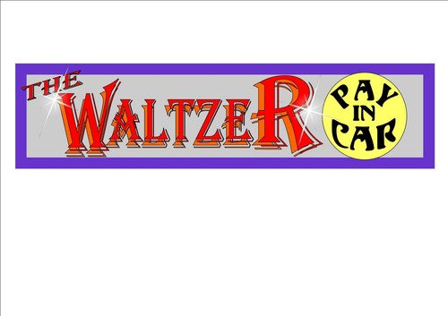 Fairground waltzer sign - waltzer,