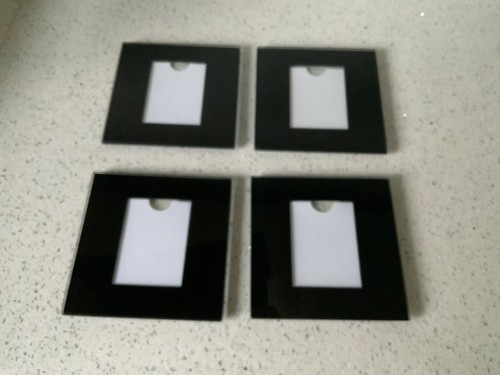 Set glass coaster photo - of, 4