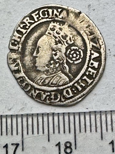 1567 elizabeth 1st hammered - 1567,