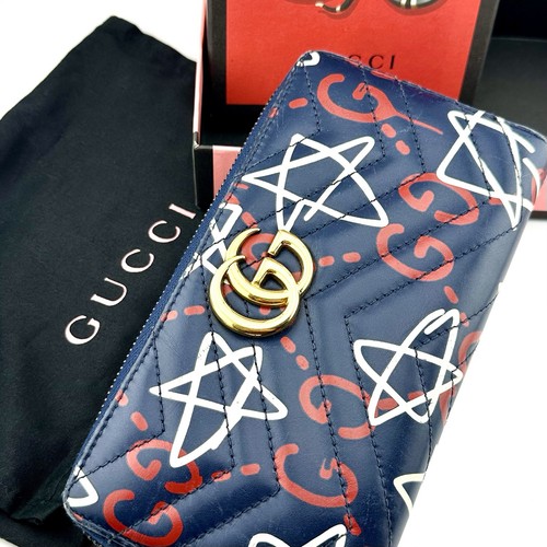 Gucci marmont zip around - gucci,