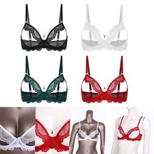 UK Womens Floral Lace Bra with