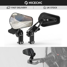 Upgraded Quick Flip Arrow Folding Mirror Kit For Universal Motorcycle Hand Guard