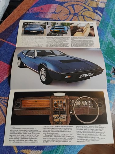 Lotus elite brochure - lotus,
