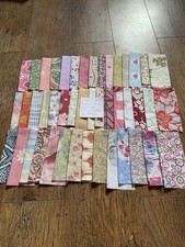 Bundle GJ10 - Bundle Of 45 Pieces Of Small Scraps Of Fabric