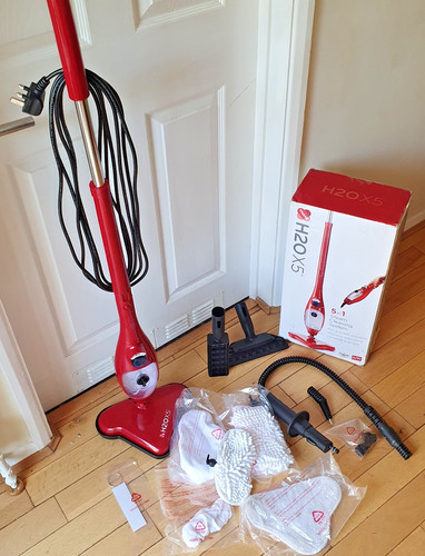 H2o steam mop red - x5,