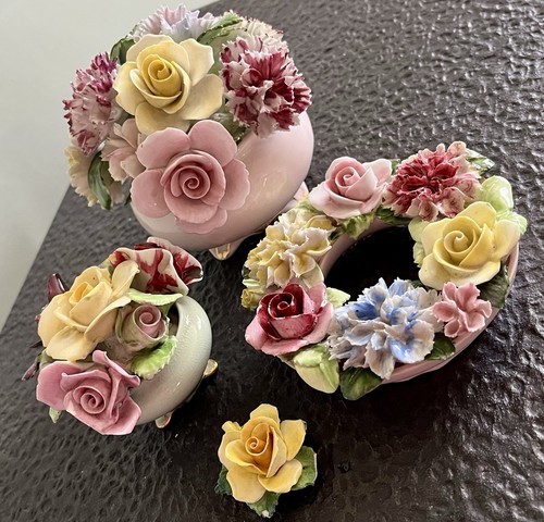 Vintage adderley floral bone - adderley,