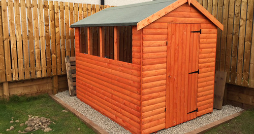 Garden shed base grid full - grid,