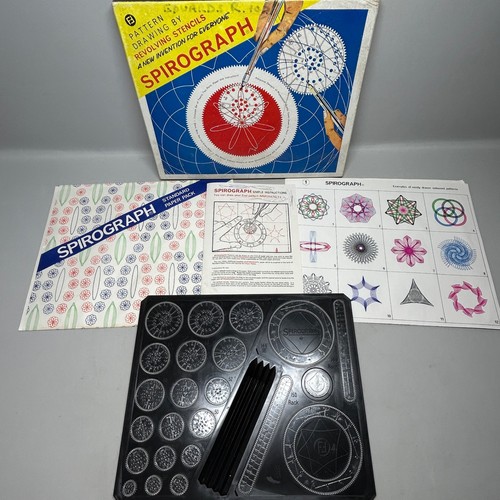 Vintage spirograph drawing - spirograph,