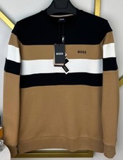 Mens Black Hugo Boss Jumper Size New With Tags Free UK Delivery