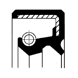 Left outlet right - shaft, seal