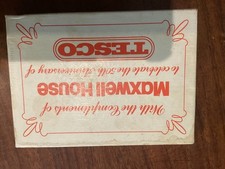 Collectible Vintage Maxwell House Tescos 50th Anniversary gold plated Spoons