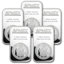 1 oz Silver Bar - APMEX (Lot