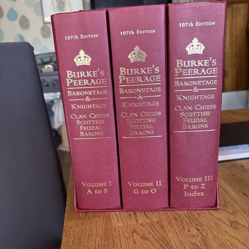 Burke peerage baronetage - peerage, &
