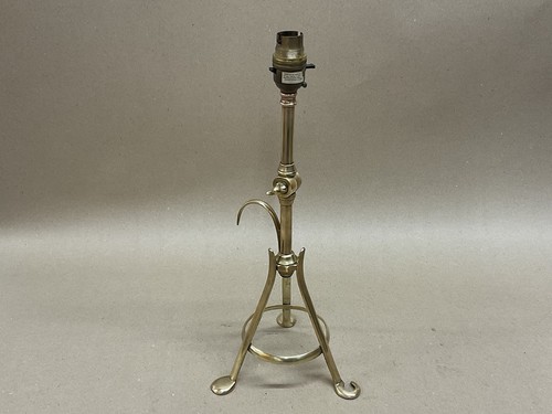 Arts and crafts brass table - brass,