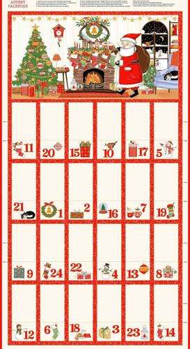 Makower christmas panels - makower, panels-