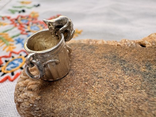 Vintage articulated silver - vintage,