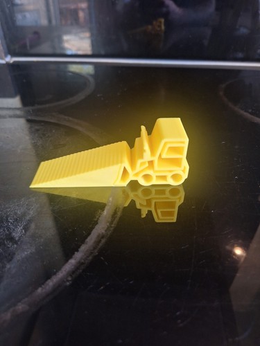 Novelty door stop bulldozer - door,