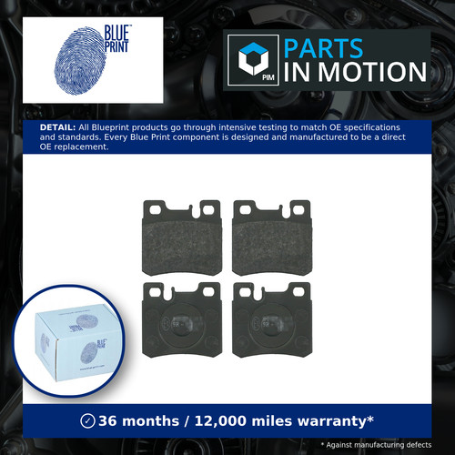 Brake pads set fits - pads, mercedes