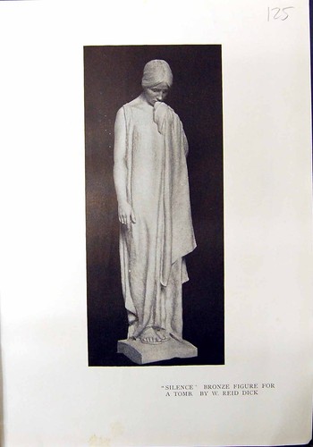 Old silence bronze - silence, tomb