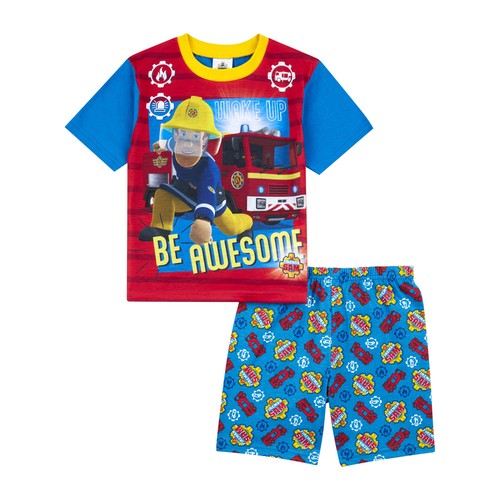 Fireman sam boys pyjamas short - sam,
