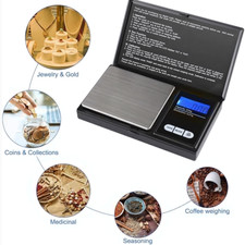 Mini Pocket Digital Scales 500g/0.001g 200g/0.01g grams Jewellery Gold Weighing