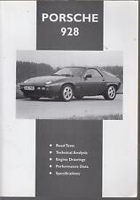 PORSCHE 928 928GT 928GTS & 928 S4 (1977-1989) PERIOD ROAD TESTS BOOK