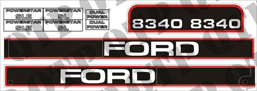 For ford 8340 decal - decal, up
