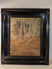 Antique Underwood Painting J