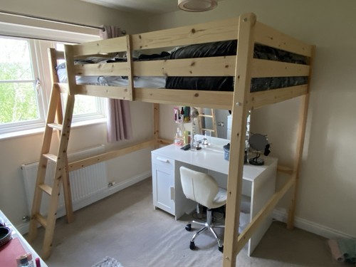 Loft bunkbed double 4ft - double,