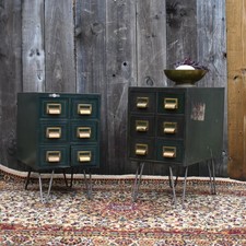 Vintage 1934 Roneo Green Steel