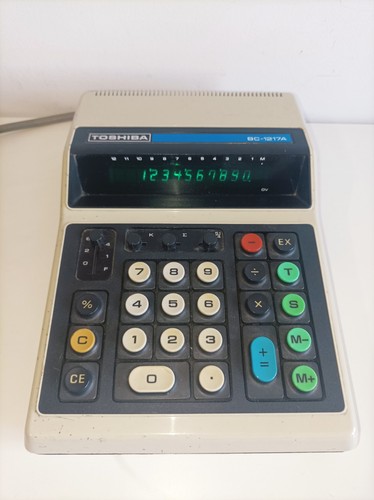 Toshiba 1217a 1970s - toshiba,