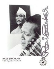 Ravi Shankar Signed Publicity