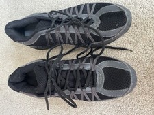 Mens Matalan Black Grey Trainers Size UK 8 Walking shoes