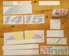 Orange Arrows F1 A22 A23 random lot genuine race car graphic decals Verstappen