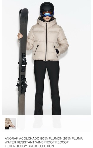 Zara anorak down coat ski - anorak,
