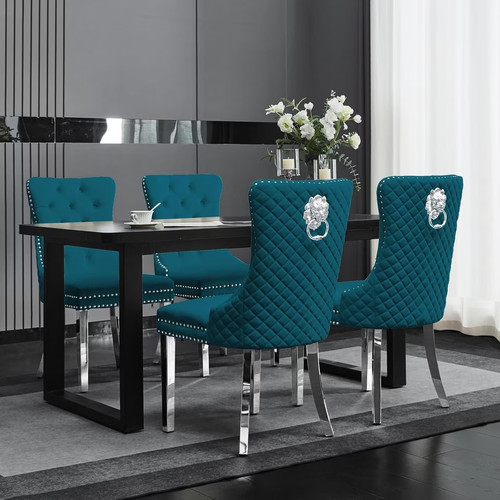 Luxury velvet dining chairs - luxury,