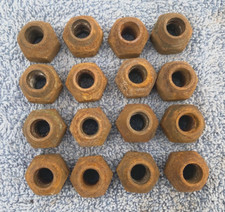 TRIUMPH TR2 TR3 TR4 TR5 TR6 SALOON STAG ETC SET OF 16 ORIGINAL WHEEL NUTS (738)