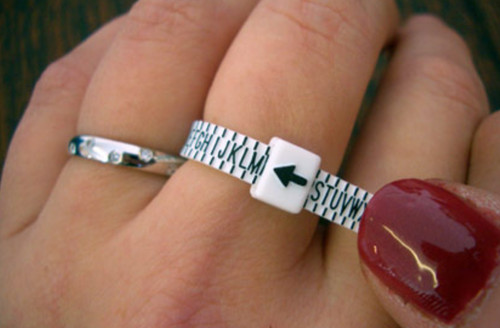 Ring finger sizer gauge - ring,